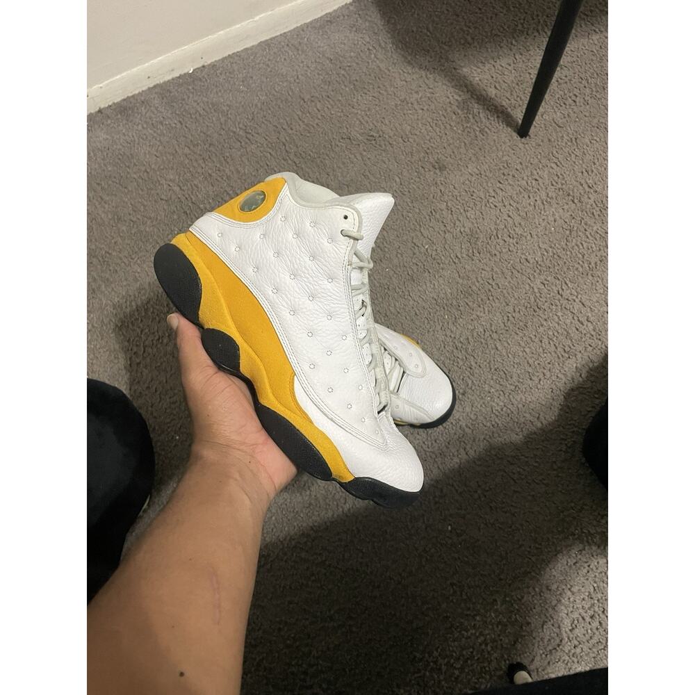Size 10- Nike Air Jordan 13 Retro Del La Sol OG Shoes Mens Yellow 414571-167